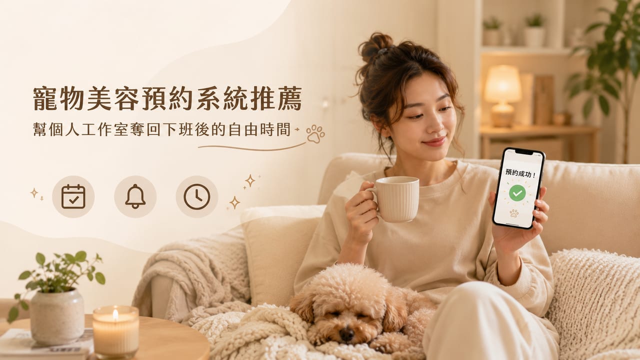 別再被「洗澡多少錢」轟炸!寵物美容 LINE 預約系統推薦:幫個人工作室奪回 75% 的客服時間